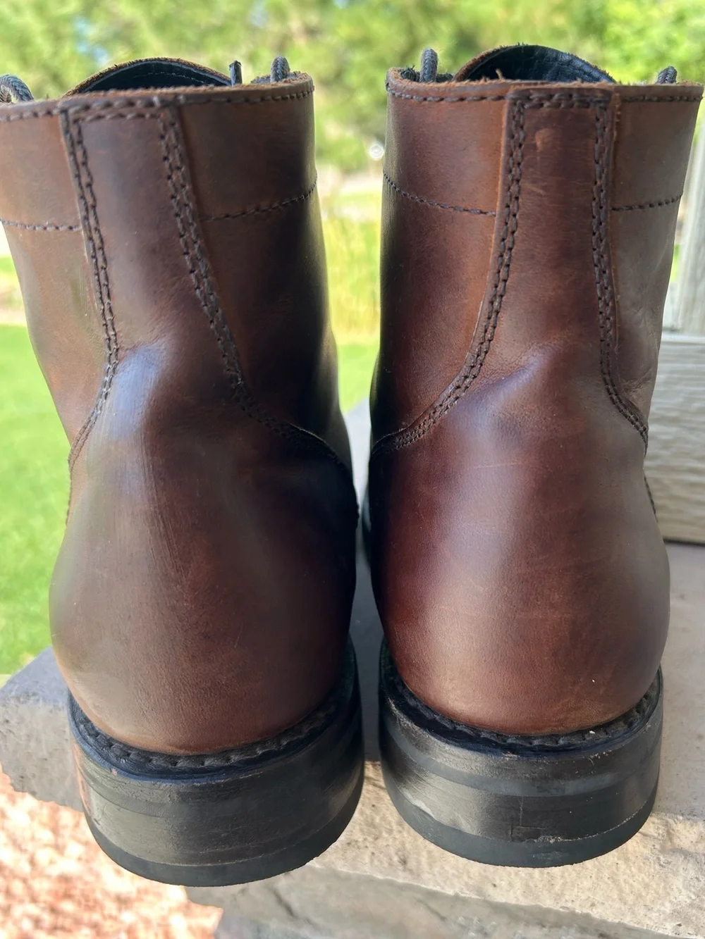 Mens THURSDAY BOOT Company Leather Lace-up CAPTAIN BOOTS 11.5